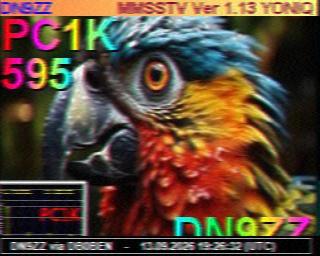 SSTV image from PC1K_2M