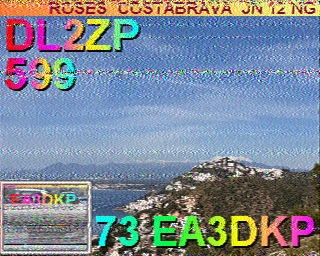 SSTV image from PD2PW_20M