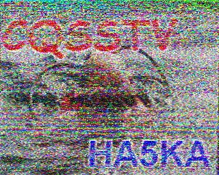 SSTV image from PD2PW_20M
