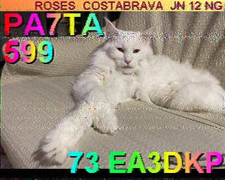 SSTV image from PD2PW_20M