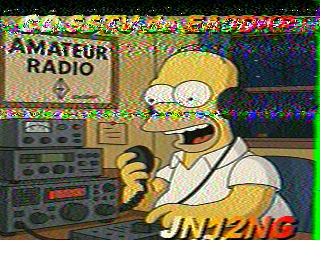 SSTV image from PD2PW_20M