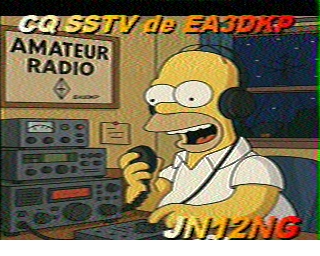 SSTV image from PD2PW_20M