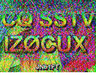 SSTV image from PD2PW_20M