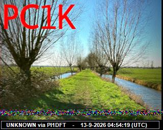 SSTV image from PI1DFT_2M