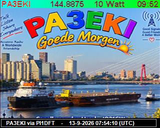 SSTV image from PI1DFT_2M