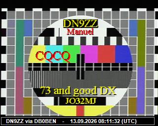 SSTV image from PI1DFT_2M