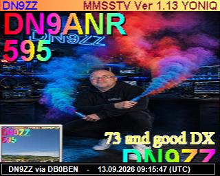 SSTV image from PI1DFT_2M