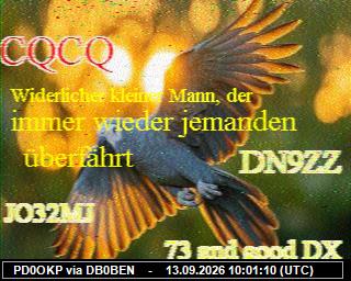 SSTV image from PI1DFT_2M