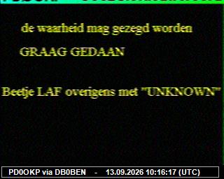 SSTV image from PI1DFT_2M