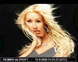 SSTV image from PI1DFT_2M