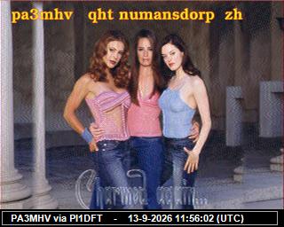 SSTV image from PI1DFT_2M