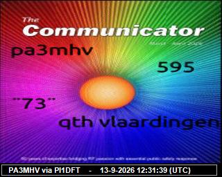SSTV image from PI1DFT_2M