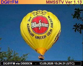 SSTV image from PI1DFT_2M