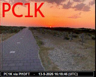 SSTV image from PI1DFT_2M