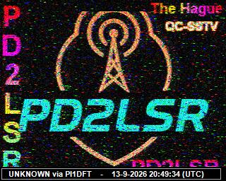 SSTV image from PI1DFT_2M