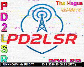 SSTV image from PI1DFT_2M