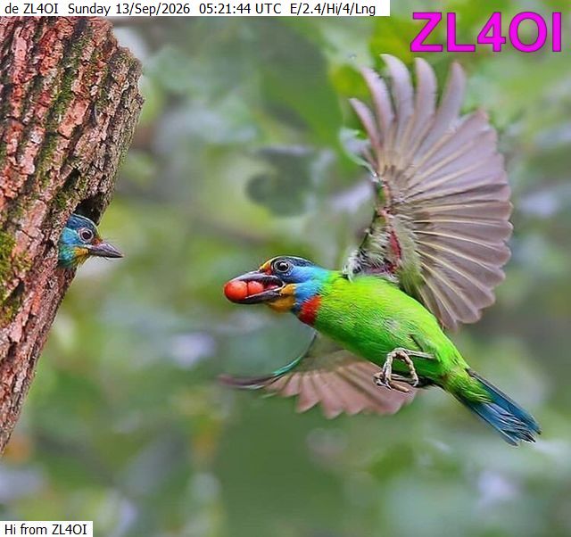 SSTV image from VK3DNH_2M