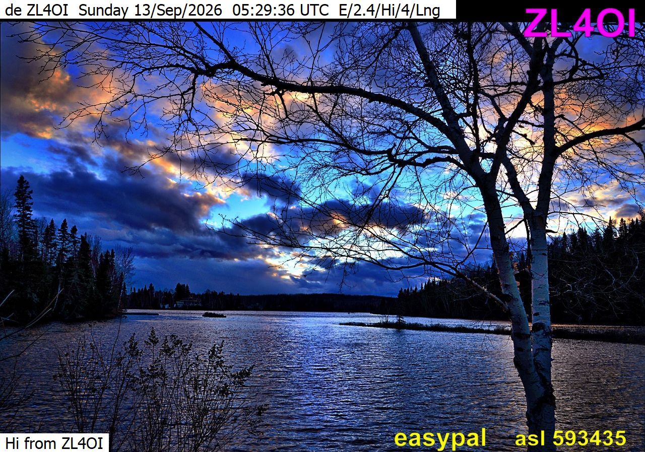 SSTV image from VK3DNH_2M
