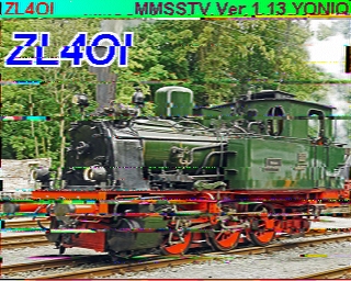 SSTV image from VK3DNH_2M