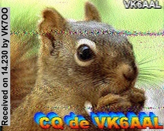 SSTV image from VK7OO_20M