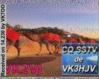 SSTV image from VK7OO_20M