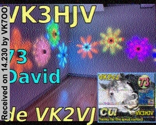 SSTV image from VK7OO_20M