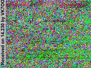 SSTV image from VK7OO_20M