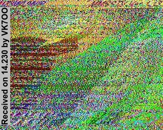 SSTV image from VK7OO_20M