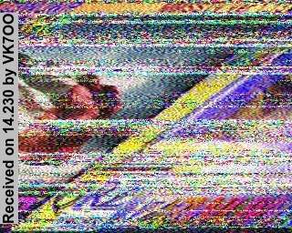 SSTV image from VK7OO_20M
