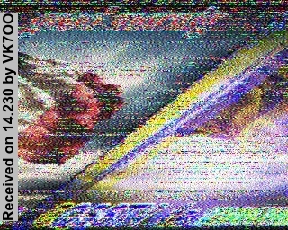 SSTV image from VK7OO_20M