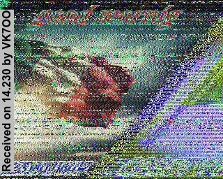 SSTV image from VK7OO_20M