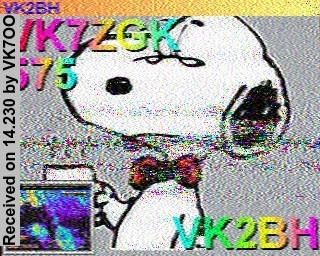 SSTV image from VK7OO_20M