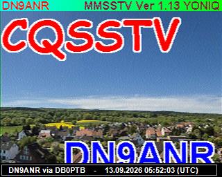 SSTV image from VK7RDR_2M