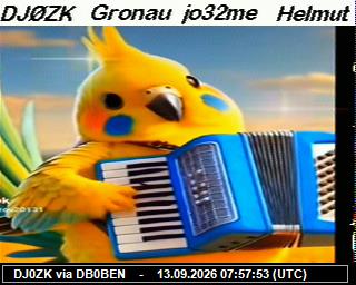 SSTV image from VK7RDR_2M