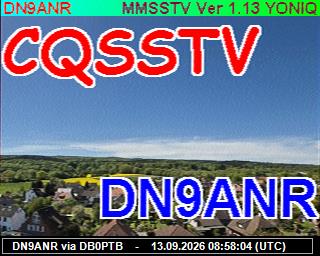 SSTV image from VK7RDR_2M