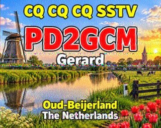 SSTV image from IU0FBK_20M