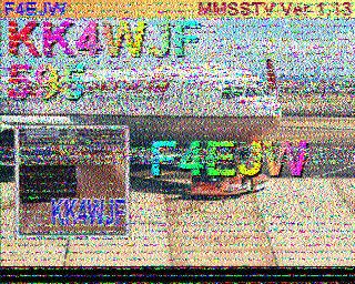 SSTV image from IU0FBK_20M