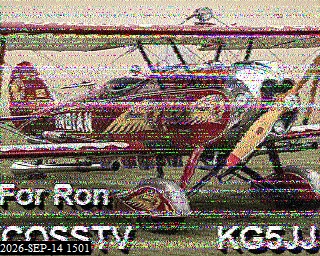 SSTV image from KO6KL_20M