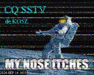SSTV image from KO6KL_20M