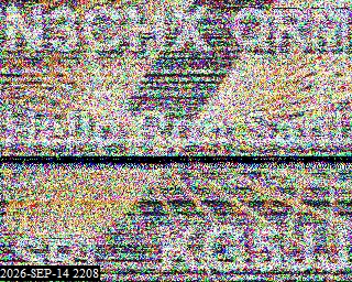 SSTV image from KO6KL_20M