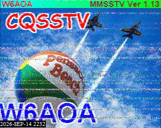SSTV image from KO6KL_20M