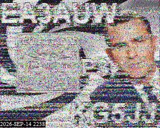 SSTV image from KO6KL_20M