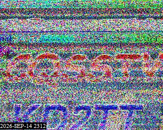 SSTV image from KO6KL_20M