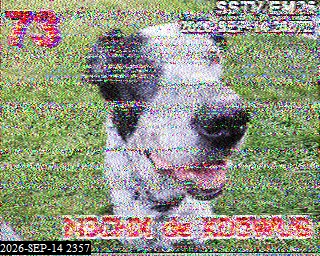 SSTV image from KO6KL_20M