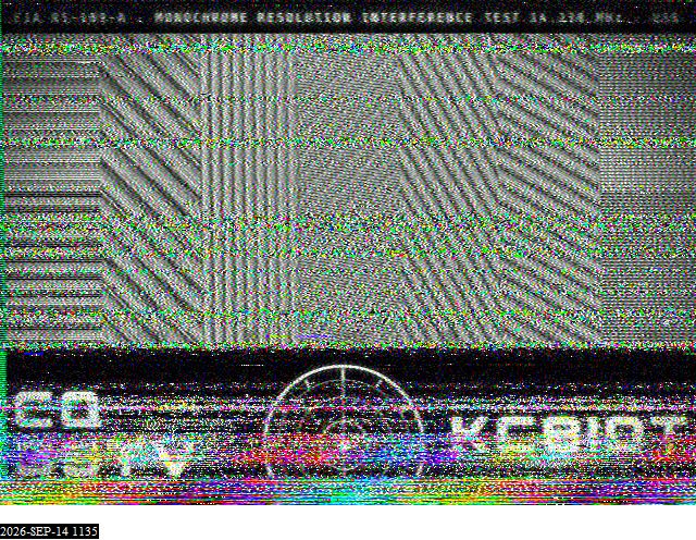 SSTV image from KP4TR_20M
