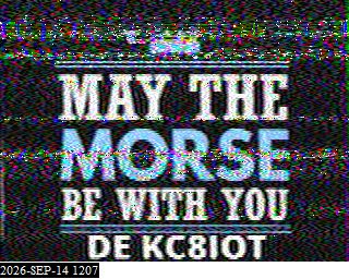 SSTV image from KP4TR_20M