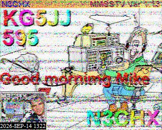 SSTV image from KP4TR_20M
