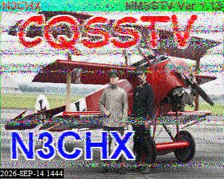 SSTV image from KP4TR_20M