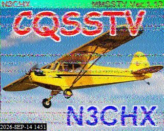 SSTV image from KP4TR_20M