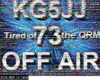 SSTV image from KP4TR_20M